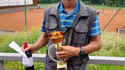 Třetí místo v singlu: Jiří Bartoš (Tenis Nová Paka