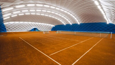 Montáž přetlakové haly