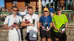 Vítězové útěchy Ondřej Košťál a Jan Zajíček a stříbrné duo David a Jan Fučíkovi