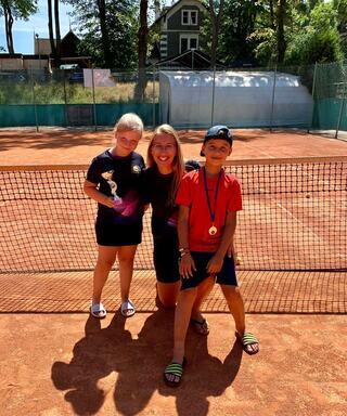 Maxim se svou tetou na turnaji v Bílině