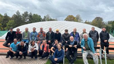 Hala už stojí, začneme v ní hrát v úterý 15. října