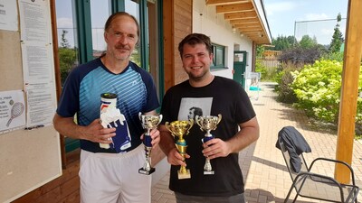 ČeKos Open: Stříbrní z deblu – Jarda Hanuš a Radek Machek