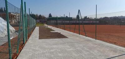 Předláždění chodníku