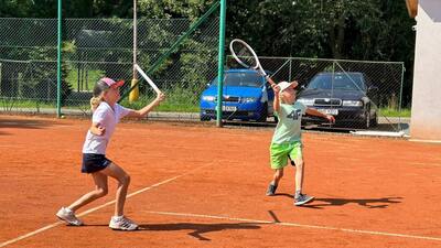 Mladší žactvo A: Tenisový klub Červený Kostelec, z.s. A -  Nespin, z.s.